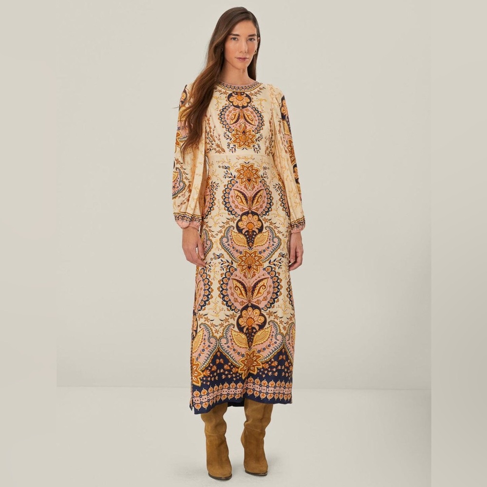 Farm Rio Boho Midi Dress